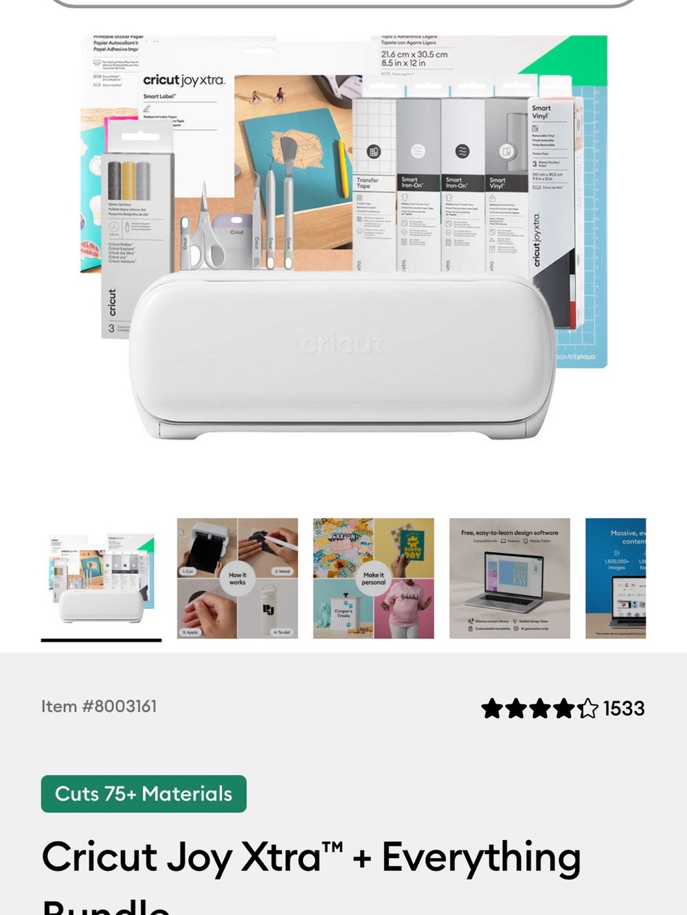 Large Cricut bundle - Picture 2 of 3